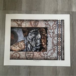 David C Behrens “They Moved Them” Trail of Tears Art Print 23.5 X 18.5